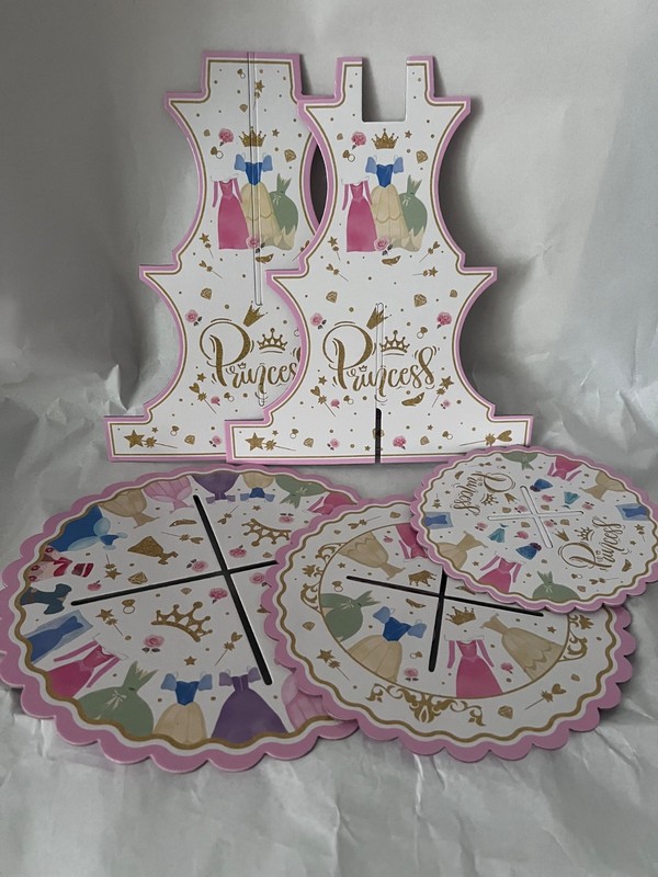 Princesses Treat Stand 24 Cupcake Holder Party Centerpiece