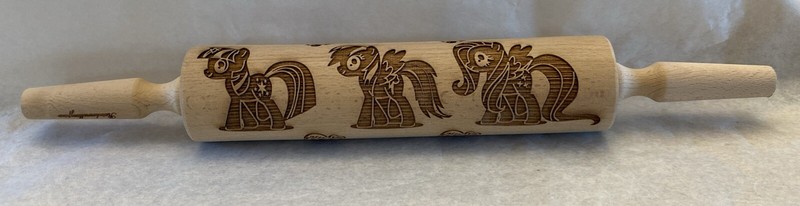 Embossed Laser Cut Rolling Pin My Little Pony Kawaii gallery