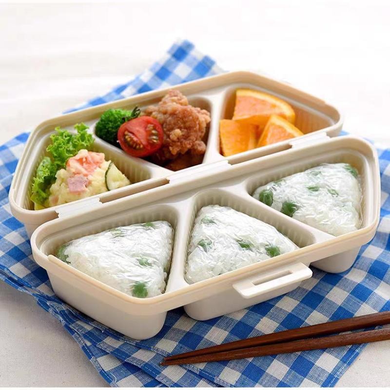 6-compartment Sushi Mold, Triangular Bento Box, Kitchenware Mold gallery