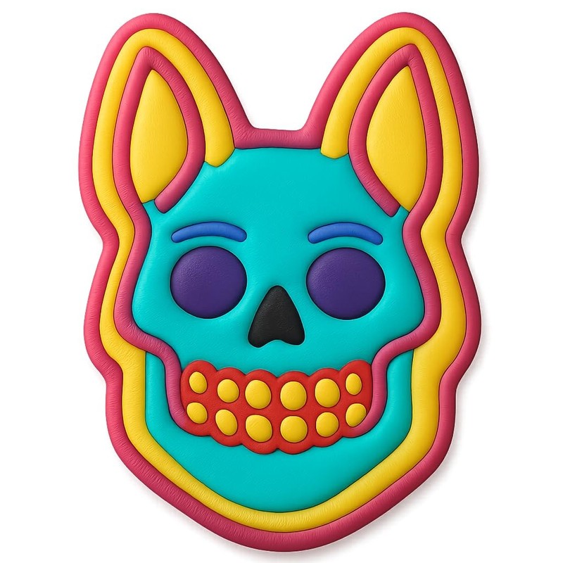 Ghoulish German Shepard Cookie Cutter & Stamp – 3×4″ Fun Baking Tool