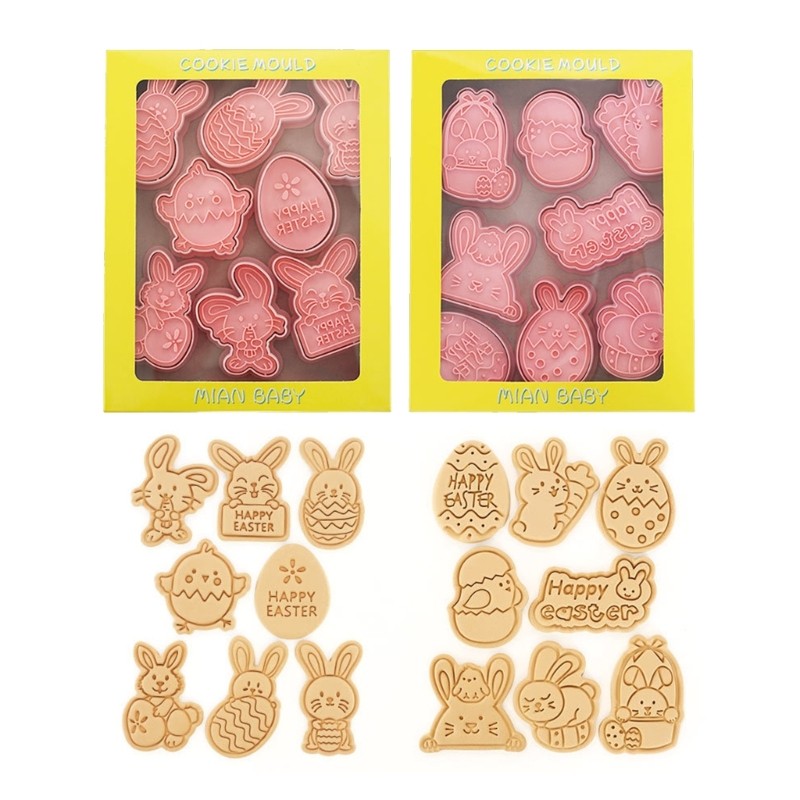 16Pcs Household Diy Baking Tools Pastry Pressing Fondant Kitchen Cookie Mold