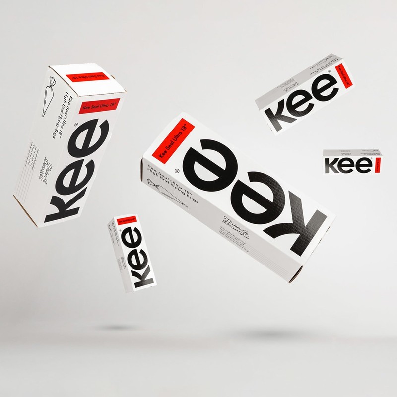 Kee Seel Ultra Disposable Pastry Bags, Piping Bag with Textured Non Slip Oute... gallery