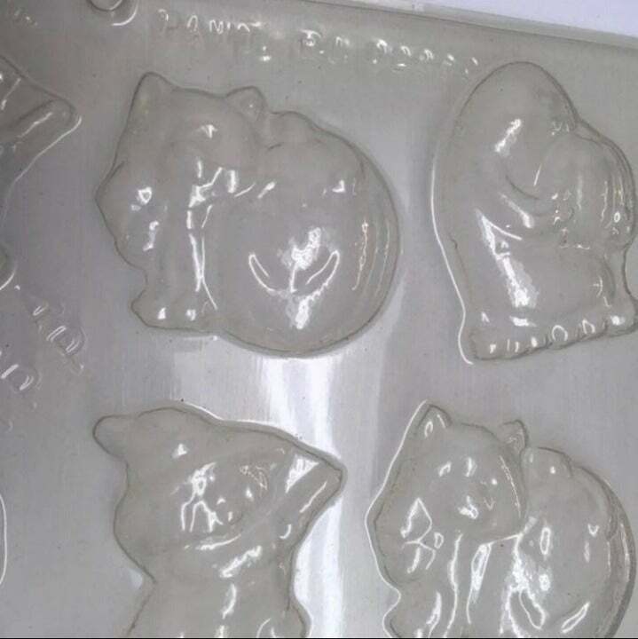 Plastic Craft Candy Mold Halloween Ghost Witch Cat Jack O'Lantern gallery