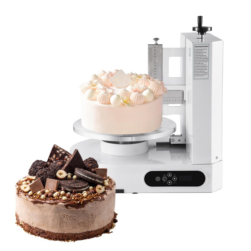 4"-12" Cake Decorating Machine Semi Automatic Cream Butter Coating Machine gallery