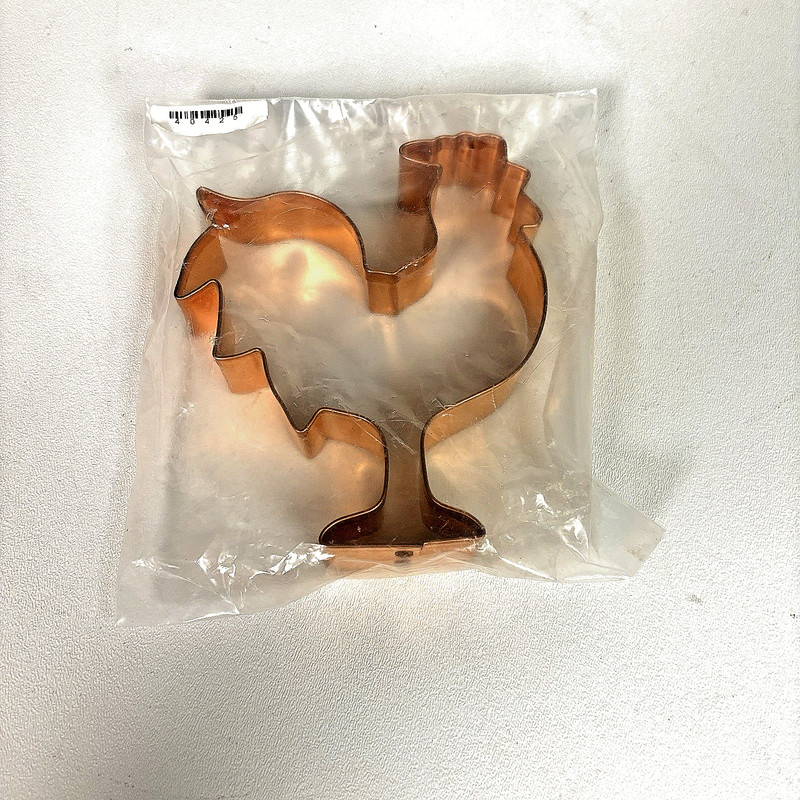 Large Rooster Cookie Cutter Copper French Country Farmhouse Decor Brand New