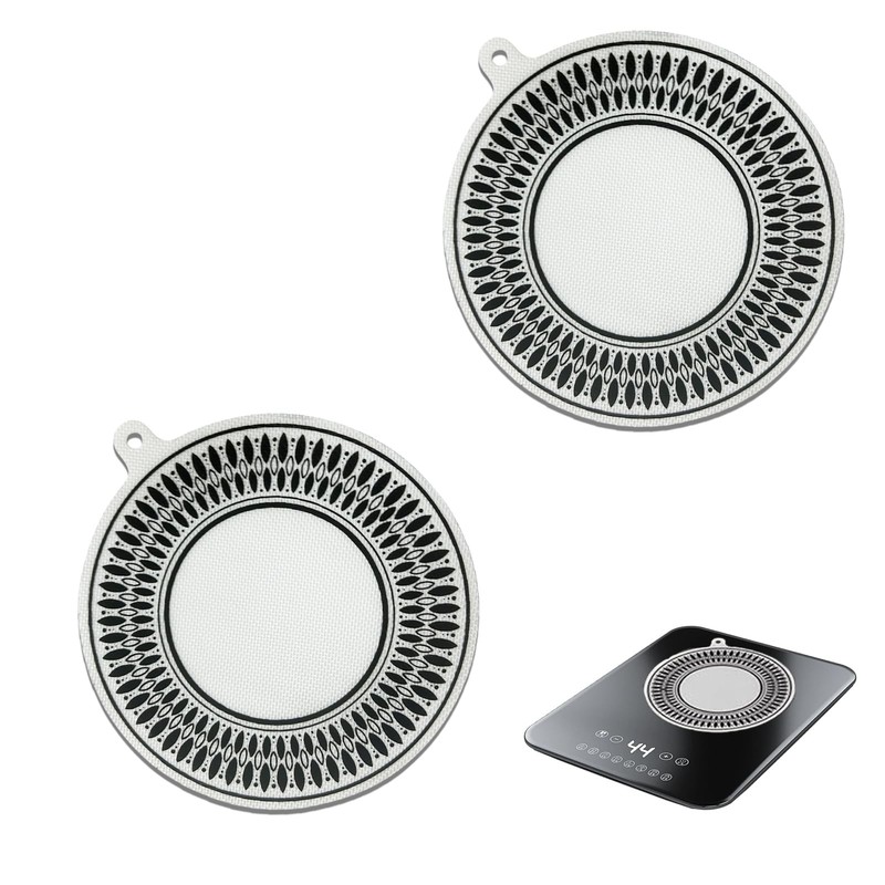 Gripebao 2 Pack Induction Cooktop Protector, Silicone 11 Inch, 11 Inch