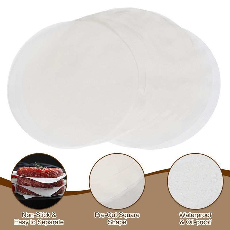 250 Sheets Round Oven Paper 6" Nonstick White, for Parchment Paper gallery