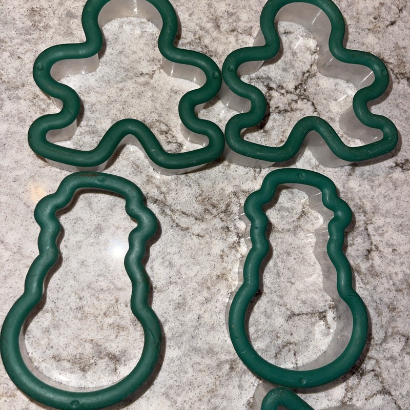 Vintage Cookie Biscuit Cutters Lot Of 16 Holidays Christmas Plastic gallery