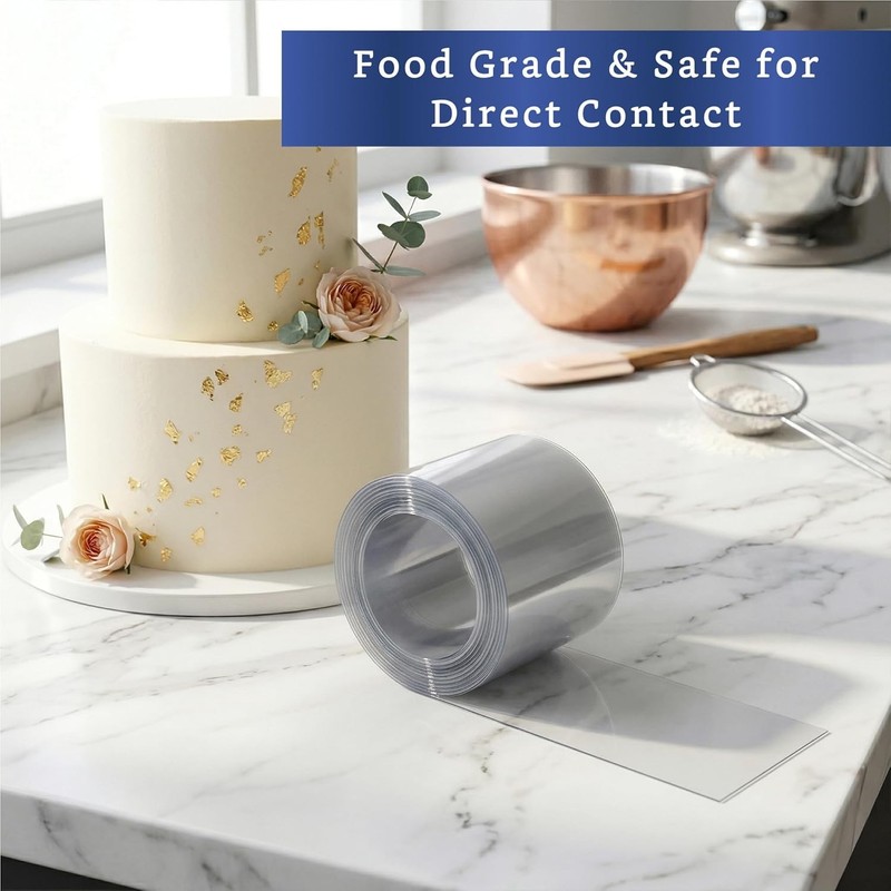 Cake Collar 2 x 600 in 50ft Acetate Roll Acetate Sheets Baking Cake Wrapping gallery