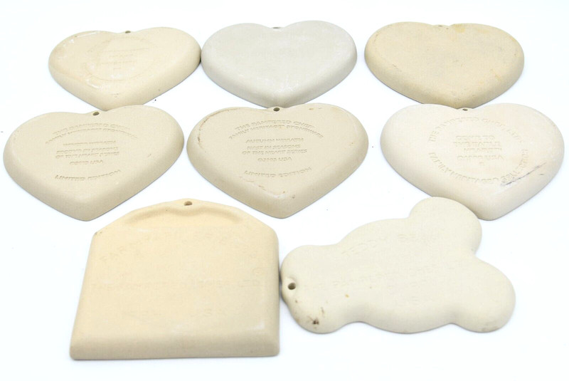Pampered Chef Clay Ceramic Cookie Mold Heart Barn Animal Teddy Bear Lot 8 gallery