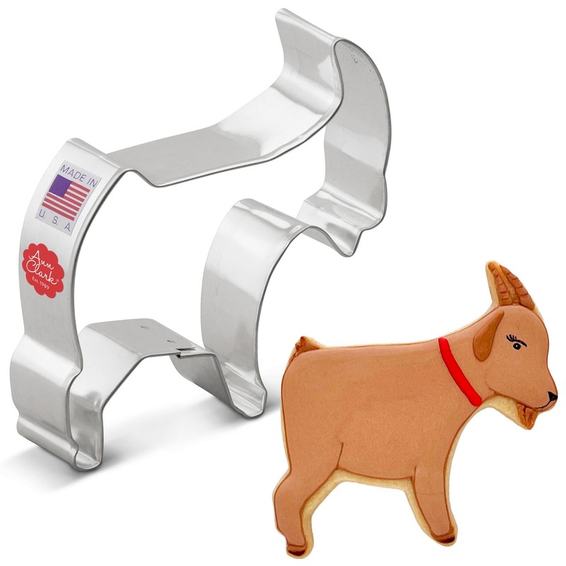 Ann Clark Goat Cookie Cutter, Large 4” Made in USA gallery