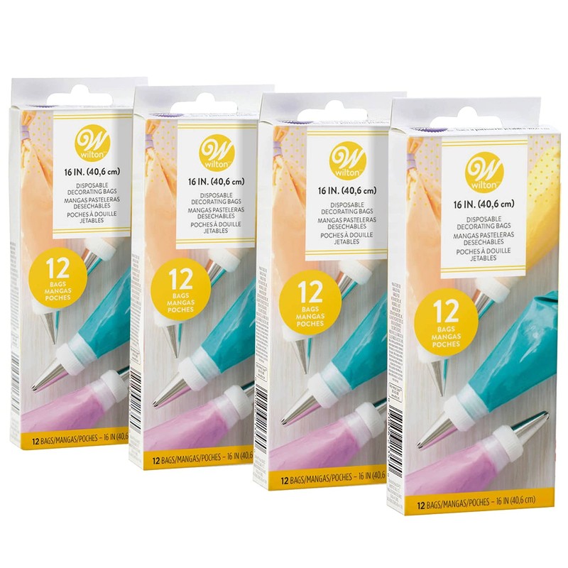 Wilton Disposable Decorating Bags Bundle – Perfect Piping Bags For Cake