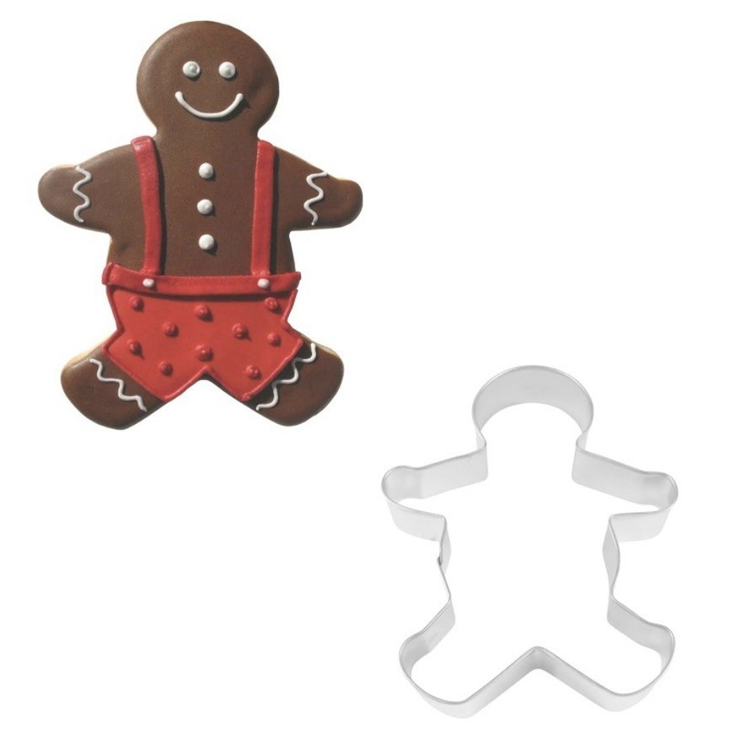 R&M International 8-Inch Gingerbread Boy Cookie Cutter