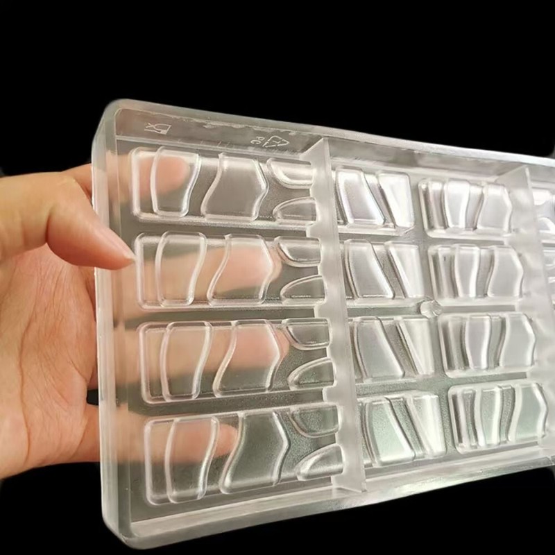 28g 3D Stick Bar Chocolate Mold Polycarbonate Chocolate Forms Candy Bar Mold gallery