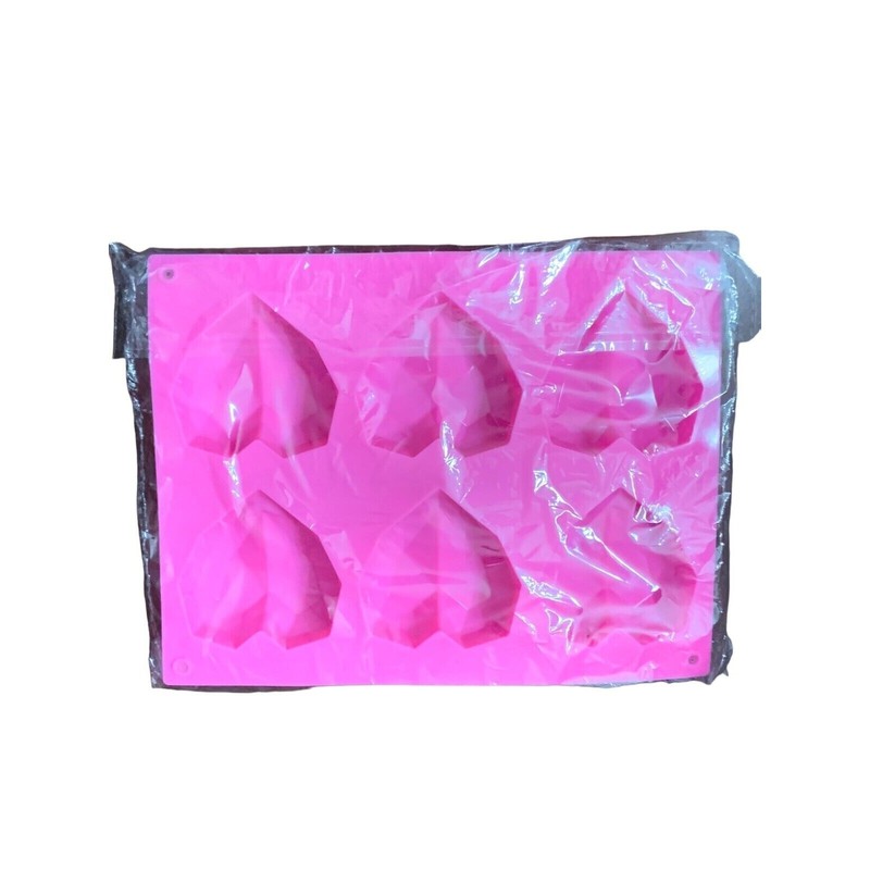 Diamond Heart Mold, Hot Cocoa Bomb Mold, Chocolate Mold