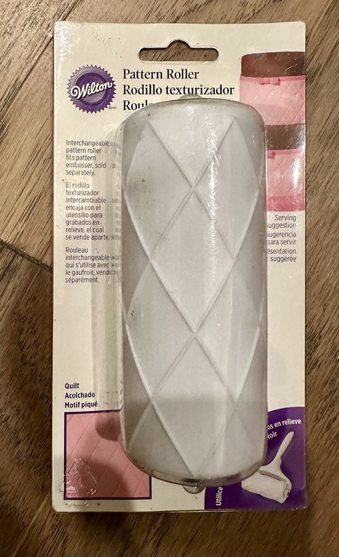 Wilton Three Different Cake Stamp Sets & Pattern Roller -NEW- gallery