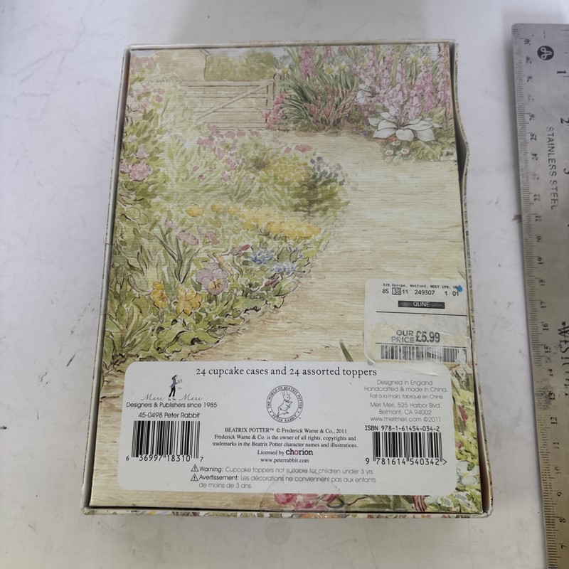Peter Rabbit Easter Cupcake Kit By Beatrix Potter 24 Cupcake Liners 24 Toppers gallery