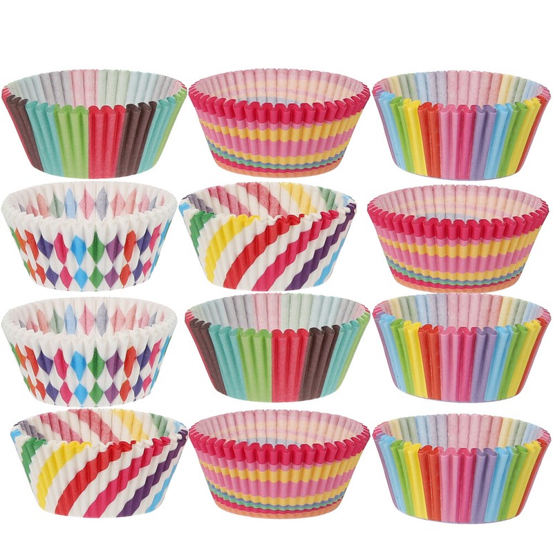 500 Pcs Cake Tray Mini Cakecup Liners Muffin Papers Baking Cups Cupcake Cases gallery
