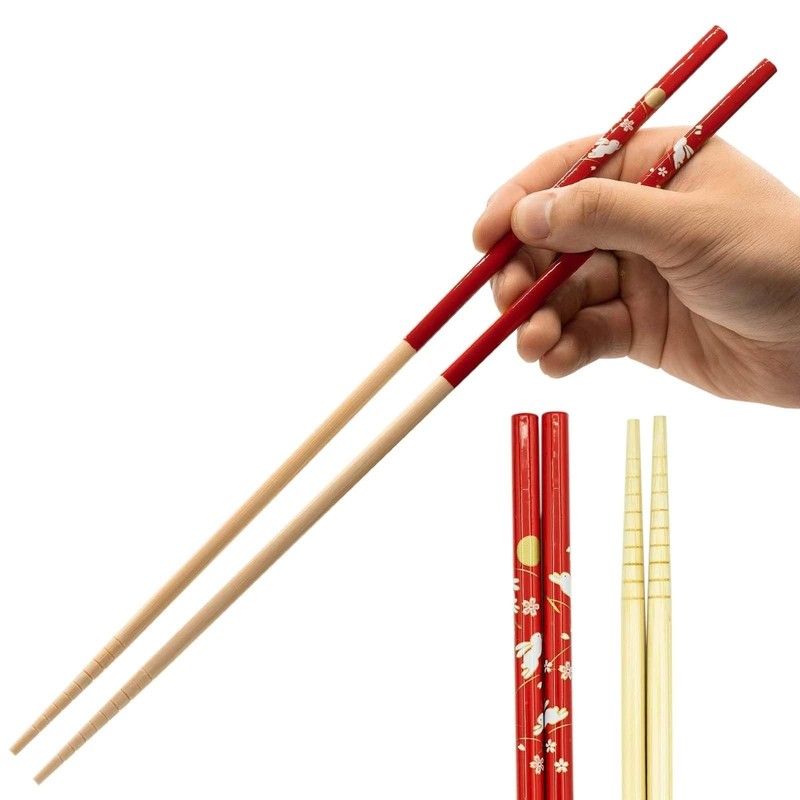, 1 Pair Extra-Long Cooking Chopsticks (Saibashi), Japanese Deep Fry Tempura …