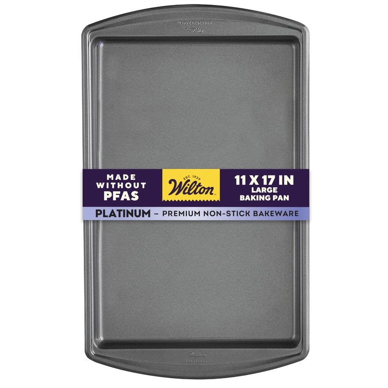 Wilton Platinum Non-Stick Anti-Warp Bakeware Cookie Sheet 11×17 PFA-Free
