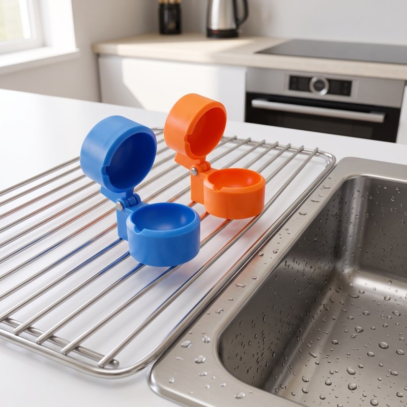 2Pcs Plastic Baking Molds Round Cake Pop Mold Set with Pusher for Messfree Use gallery