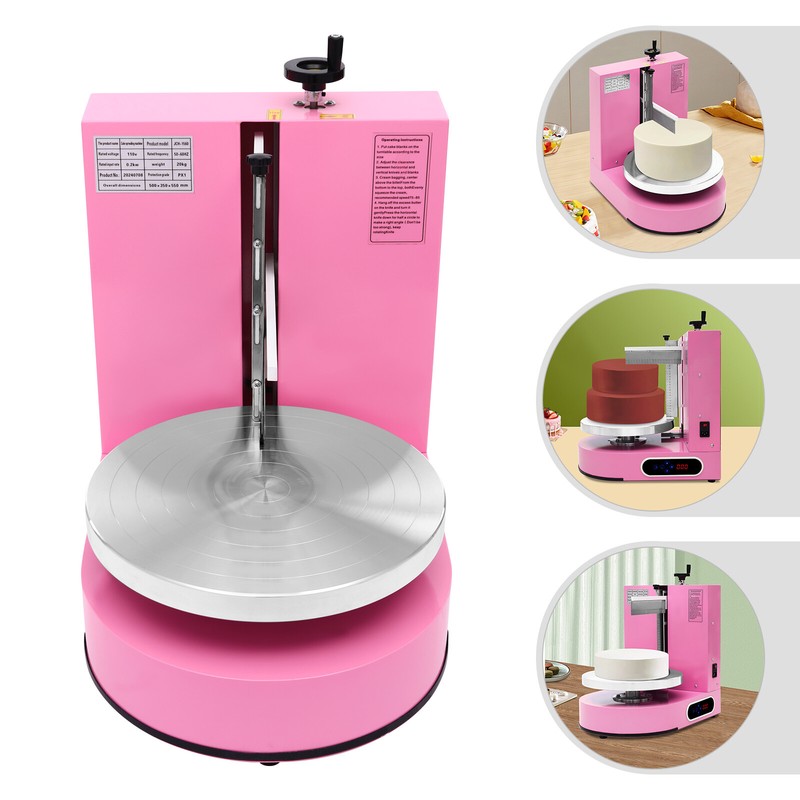 Electric Cake Decorating Machine Auto Cream Butter Coating Spreading Machine gallery