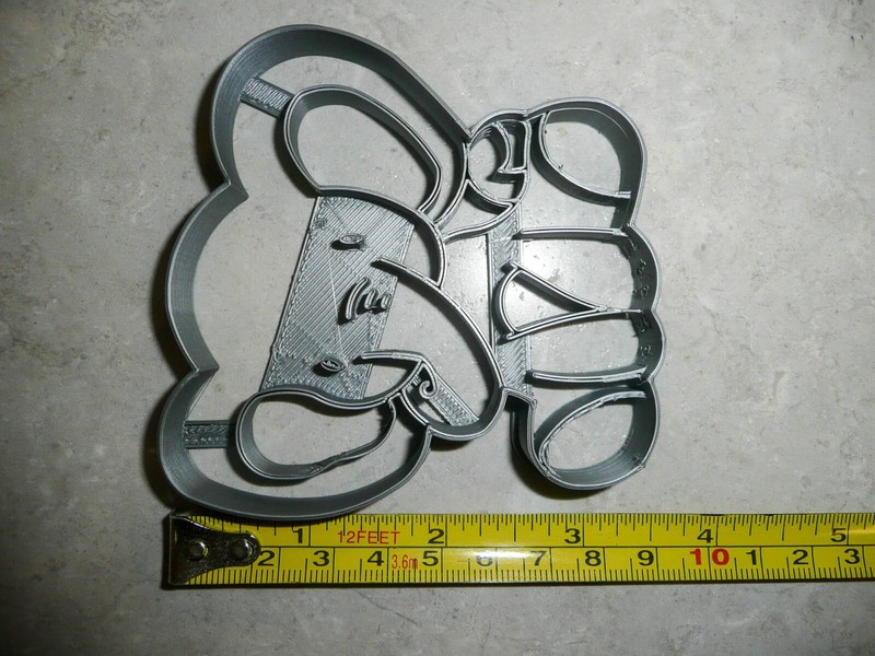 BABY ELEPHANT DETAILED CALF GENTLE GIANT ANIMAL ZOO COOKIE CUTTER USA PR2558 gallery
