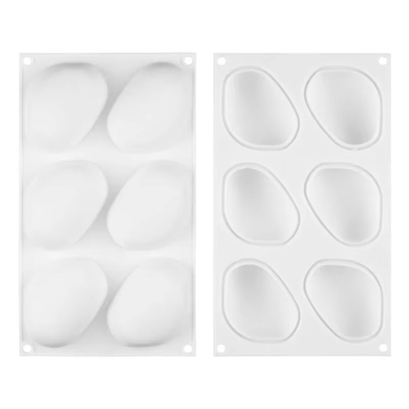 3D Silicone Mold 6 Mango Shape Cake Mousse Moulds Chocolate Dessert Form Tray gallery