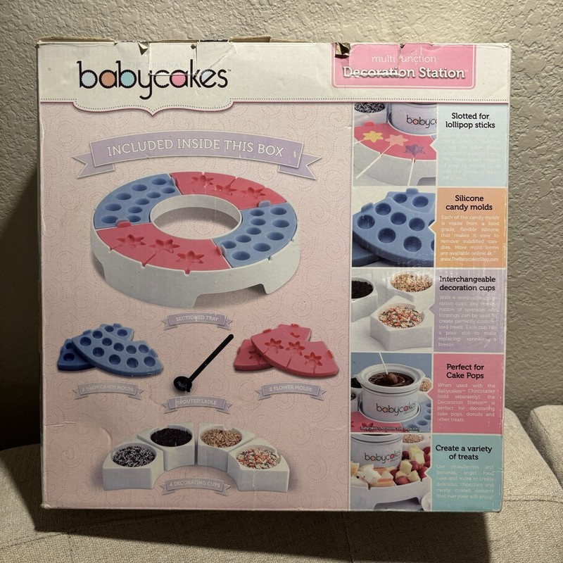 Babycakes Multi Function Decoration Station DS-1 Cake Pop Treat Decorating Set gallery
