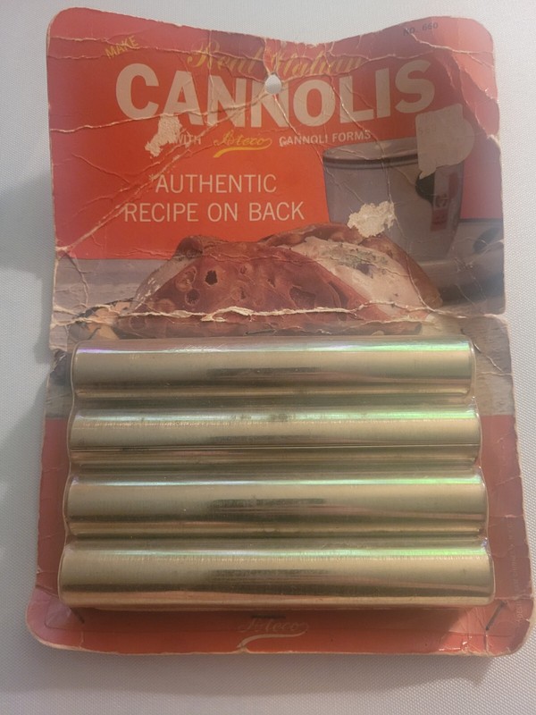 Cannoli Forms Make Real Italian Cannolis Vintage ATECO No. 660 Made In USA