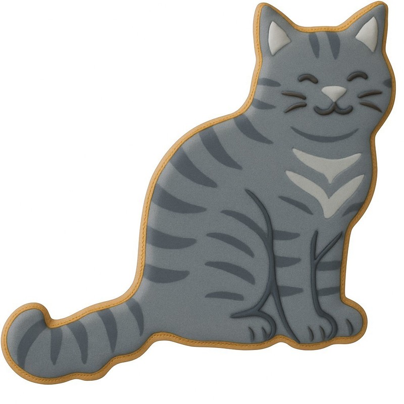 Kitten Cookie Cutter Cat 4'' Metal Pet Animal Shelter Treats gallery