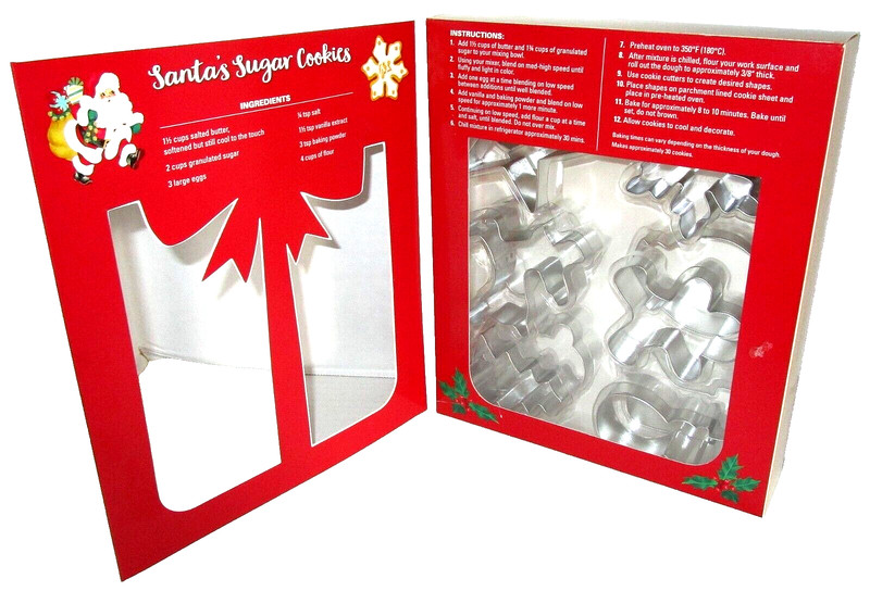 Celebrate it CHRISTMAS COOKIE STORYBOOK Set Of 12 Metal Cutters Designs gallery