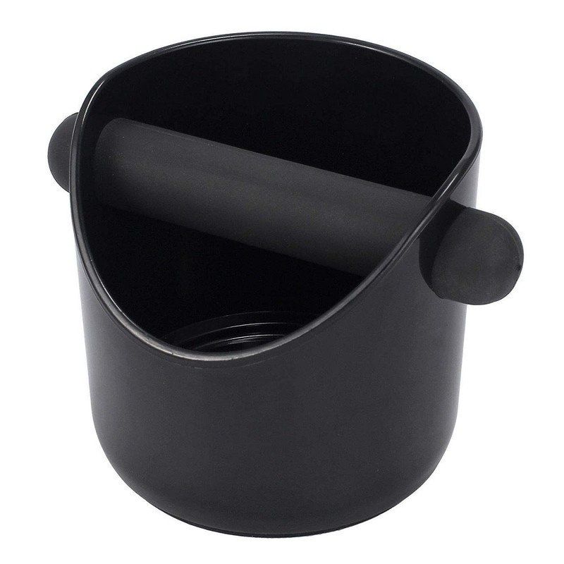 Espresso Knock Box 4.4 Inch Shock-Absorbent Durable Barista inch, Black