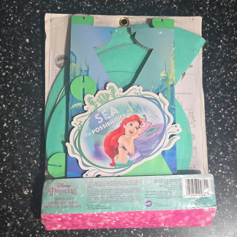 Wilton Disney Princess Ariel 3-Tier Cardboard Cupcake Stand 11.75" x 16" gallery