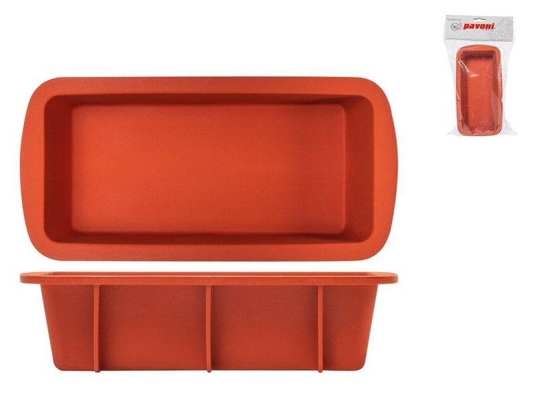 Silicone Mold Formaflez For Plumcake 24X10.5 Cm, Red