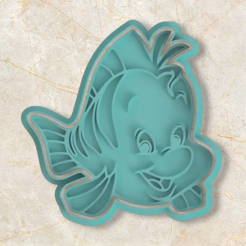 Flounder. Ariel's Fish. Cookie Cutter gallery