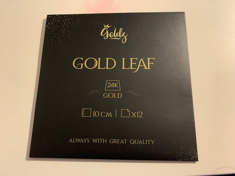 edible gold leaf By Goldz 12 10cmx10cm Big Sheets (New)