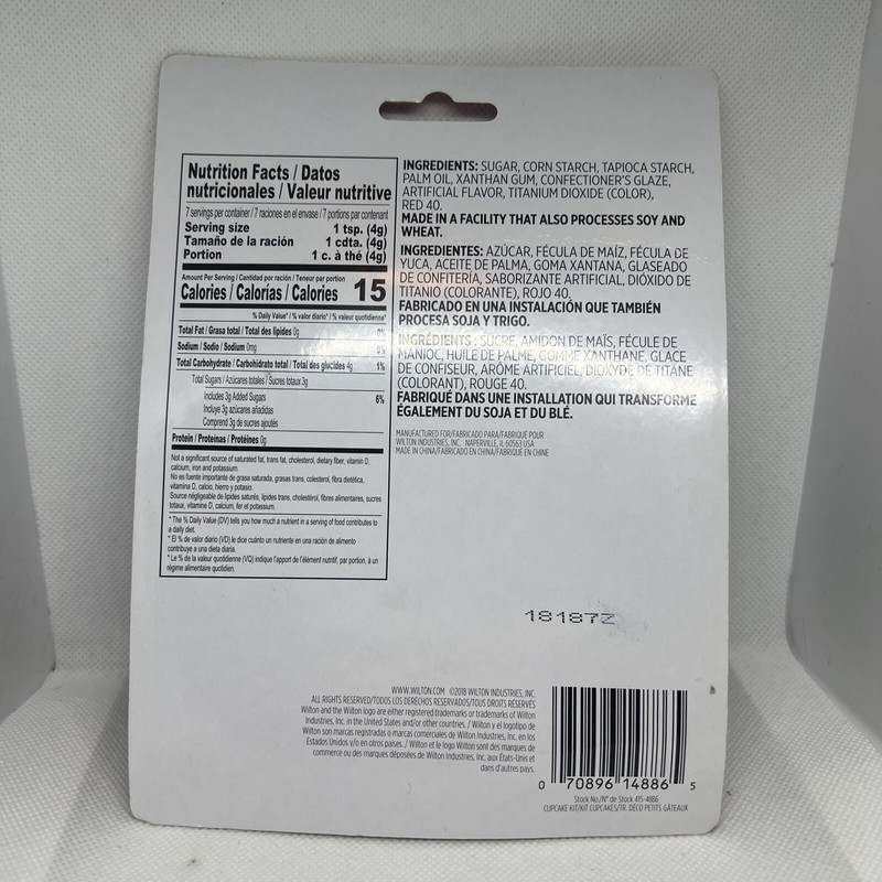 Wilton Elf Cupcake Decorating Kit Liners Picks Sprinkles Christmas 24 Ct NIB gallery