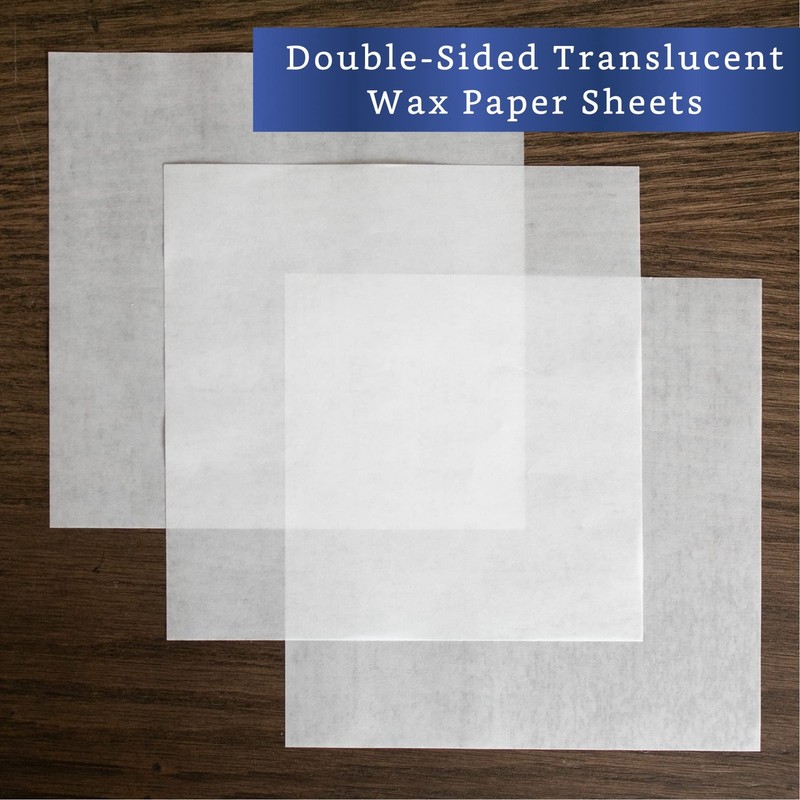 Wax Paper Candy Wrappers for Caramels (300 5 x 5 inch (Pack of 300), White gallery
