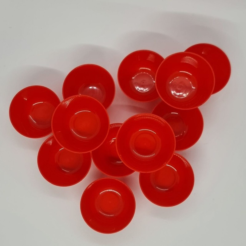 Puto Mold Talam For Kuih Apam Red Colour 12 Pieces cute easy to clean wash gallery