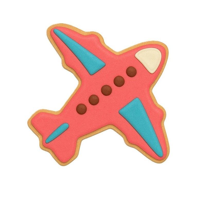 7 Piece Travel Agent Vacation Cookie Cutter Set Metal Suitcase Passport Airplane gallery