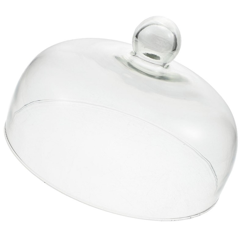 Transparent Glass Cake Dome Cover Reusable Dessert Protector for Household Use gallery