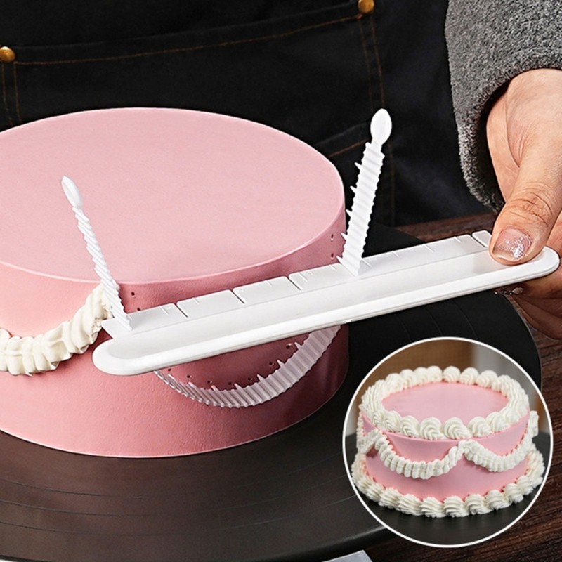 Cake Curved Flower Arranging Aid Graduated Scale Fondant Cake Decorating Tool gallery