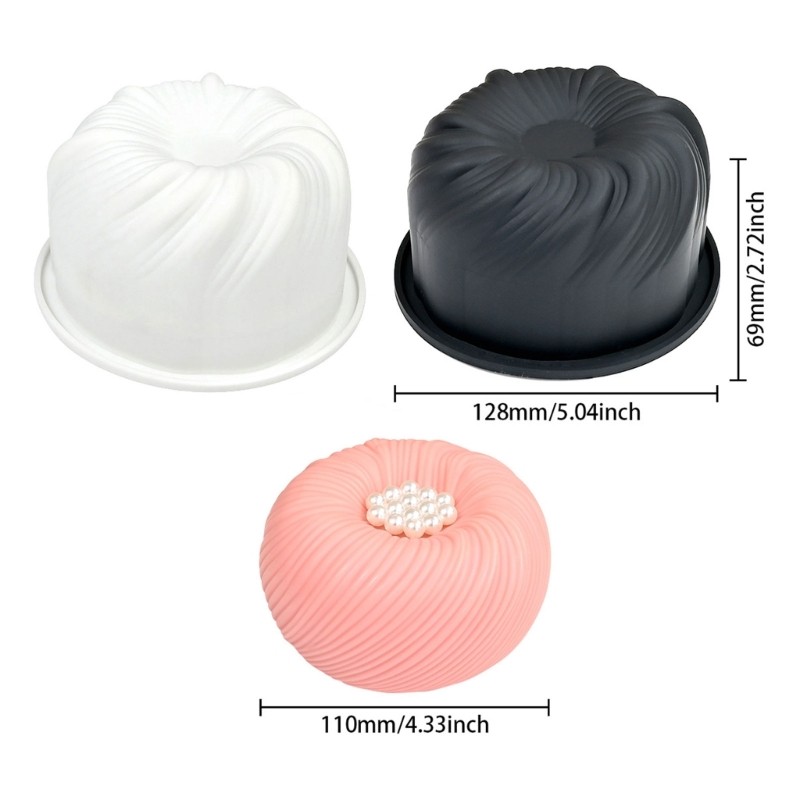 Grade Silicone Mousse Cake Molds Yarn Ball Shaped Shape Dessert Baking gallery