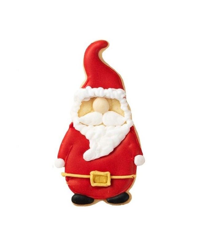 New Birkmann Elf Santa Large Christmas Cookie Cutter 7 " gallery