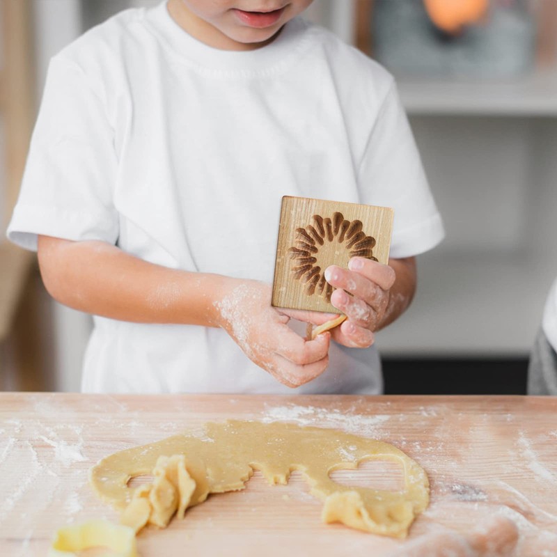 Wooden Cookie Biscuit Mold, 3D Baking Mold, Embossing Craft Decorating Baking... gallery