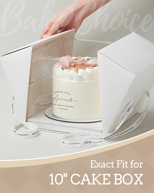 Sturdy 7-Pack Corrugated Cake Boards - Elegant Presentation for Every Occasion gallery