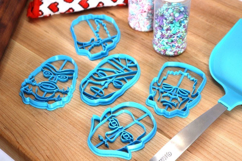 Classic Monster Cookie Cutters - Dracula, The Mummy, Frankensteins Monster, gallery