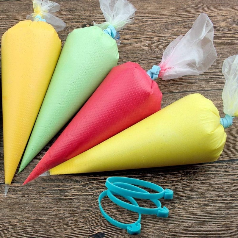 Pastry Bag - 100 Pieces 16 Inch [Extra Thick] Disposable Piping Bags Set with... gallery
