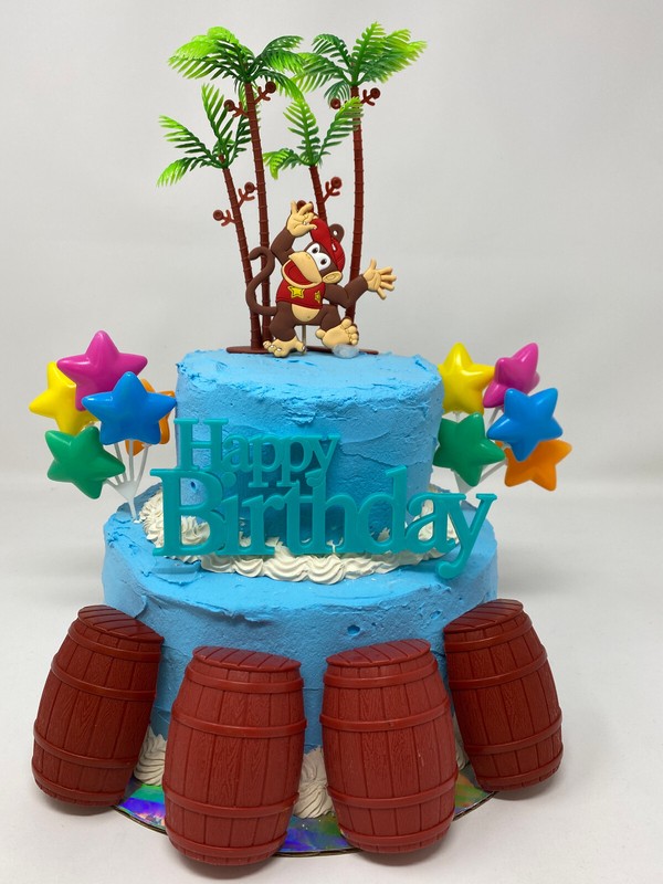 Super Mario Brothers Diddy Kong Birthday Cake Topper Set ~ BRAND NEW gallery